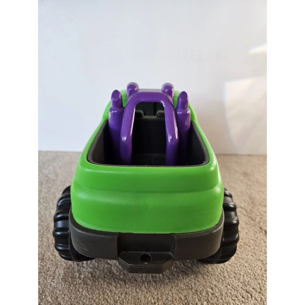 Vintage Little Tikes Rugged Riggz Green Monster Truck Toy Made In Late 1990s